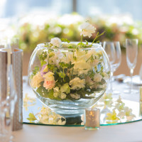 テーブル装花です。