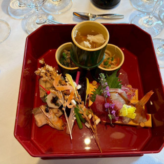 和洋折衷コースの1つ目の料理