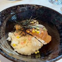 鯛捌きショーで捌いた鯛を使用したお茶漬け