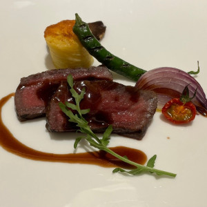 お肉はゲストの方にも好評ですごく美味しかったです|696370さんのホテルモントレ ラ・スール大阪の写真(2085427)