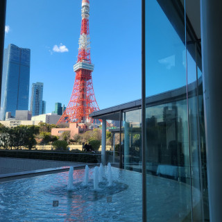 チャペルへの行き道で東京タワーも見えました。