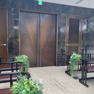 挙式会場の入場のところです
