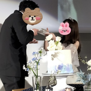 ファーストバイト|696677さんのノートルダム神戸/FIVESTAR WEDDINGの写真(2088381)