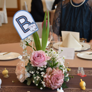 テーブル装花|696697さんのホテルグランドティアラ南名古屋の写真(2088563)