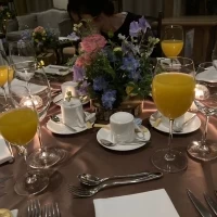 乾杯酒は飲めない子もいると伝えたら、ジュースに変更も出来ます