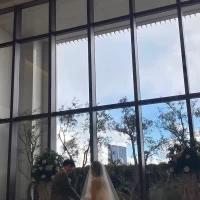 雪でしたが、大きな窓のおかげで明るい雰囲気になりました。