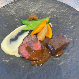 柔らかか美味しいと好評のお肉料理|696960さんのザ・プレミアムレジデンス ラグナヴェール広島の写真(2090749)
