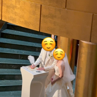 結婚証明書の様子