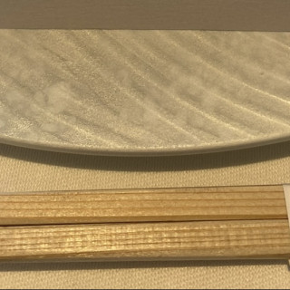 ナイフ・フォークだけでなくお箸が用意され、嬉しかった