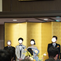 披露宴会場後方