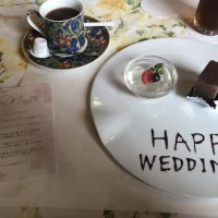 メッセージ付きプレート