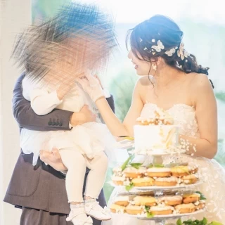 ファーストバイトはあえて娘にしてもらいました^ ^