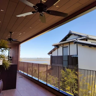 披露宴会場外