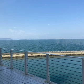披露宴会場からのシービュー