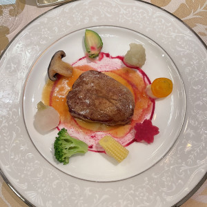 フランベされた国産牛フィレ肉|697499さんのホテルニューオータニ大阪の写真(2126638)