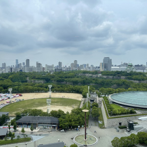 チャペルから大阪城公園が見渡せます|697499さんのホテルニューオータニ大阪の写真(2126642)