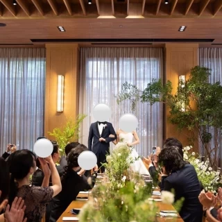 緑あふれる会場
