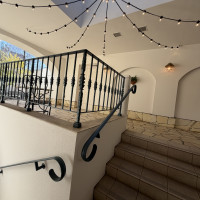 披露宴会場までの道