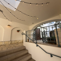 披露宴会場までの道