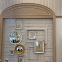 披露宴会場　一番大きい会場の壁装飾