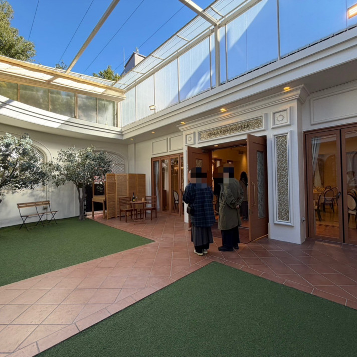 緑があり開放的です