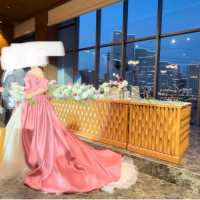 ブラインドオープンからの夜景は盛り上がりました