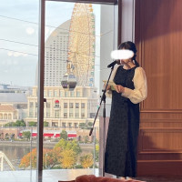 友人スピーチをやりましたが、
2人との距離感が良かったです