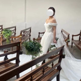 挙式前の写真撮影