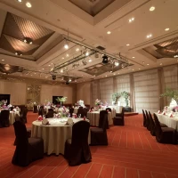 大画面会場ではない披露宴会場です。