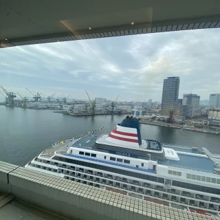 会場からの景色