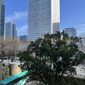 披露宴会場からの眺望|697769さんのヒルトン東京の写真(2115250)