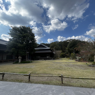 披露宴会場から見た庭園