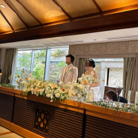 披露宴会場高砂