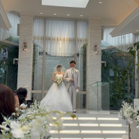 新郎新婦入場後