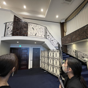 披露宴会場階段|698029さんのCasa d' Angela Aoyama（カサ・デ・アンジェラ青山）の写真(2105073)