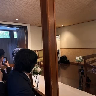 式当日のチャペル