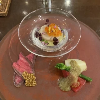 試食会の料理、前菜です。