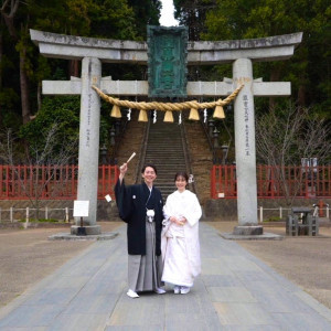 男坂前の記念撮影|698114さんの鹽竈神社の写真(2113116)