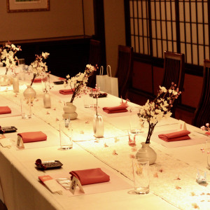 テーブル装花|698114さんのホテルグランドパレス塩釜の写真(2113143)