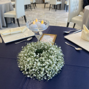 テーブル装花|698273さんのセント・ラファエロチャペル御堂筋の写真(2103090)