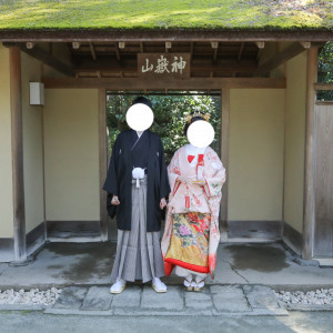 前撮りで訪れる庭園|698282さんの寒川神社の写真(2103290)