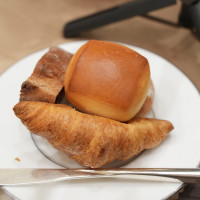 パンにつくマーガリンかバターがとても美味しいです