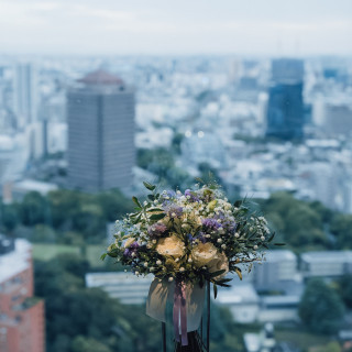 披露宴会場からの景色