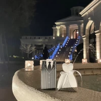 プチギフト、この新郎新婦の入れ物が可愛くてオススメです！