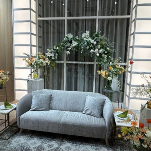 新郎新婦の席
当日はソファスタイル|698519さんのアルカンシエル横浜 luxemariage（アルカンシエルグループ）の写真(2403837)
