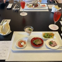 参加したブライダルフェアでのコース試食(オードブル)
