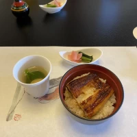 参加したブライダルフェアでのコース試食(鰻ご飯)