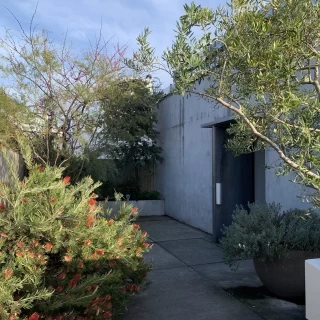 披露宴会場前