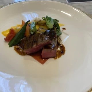 試食した牛肉です