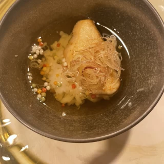 コースでのお茶漬けは斬新で良かった。とても美味しかった